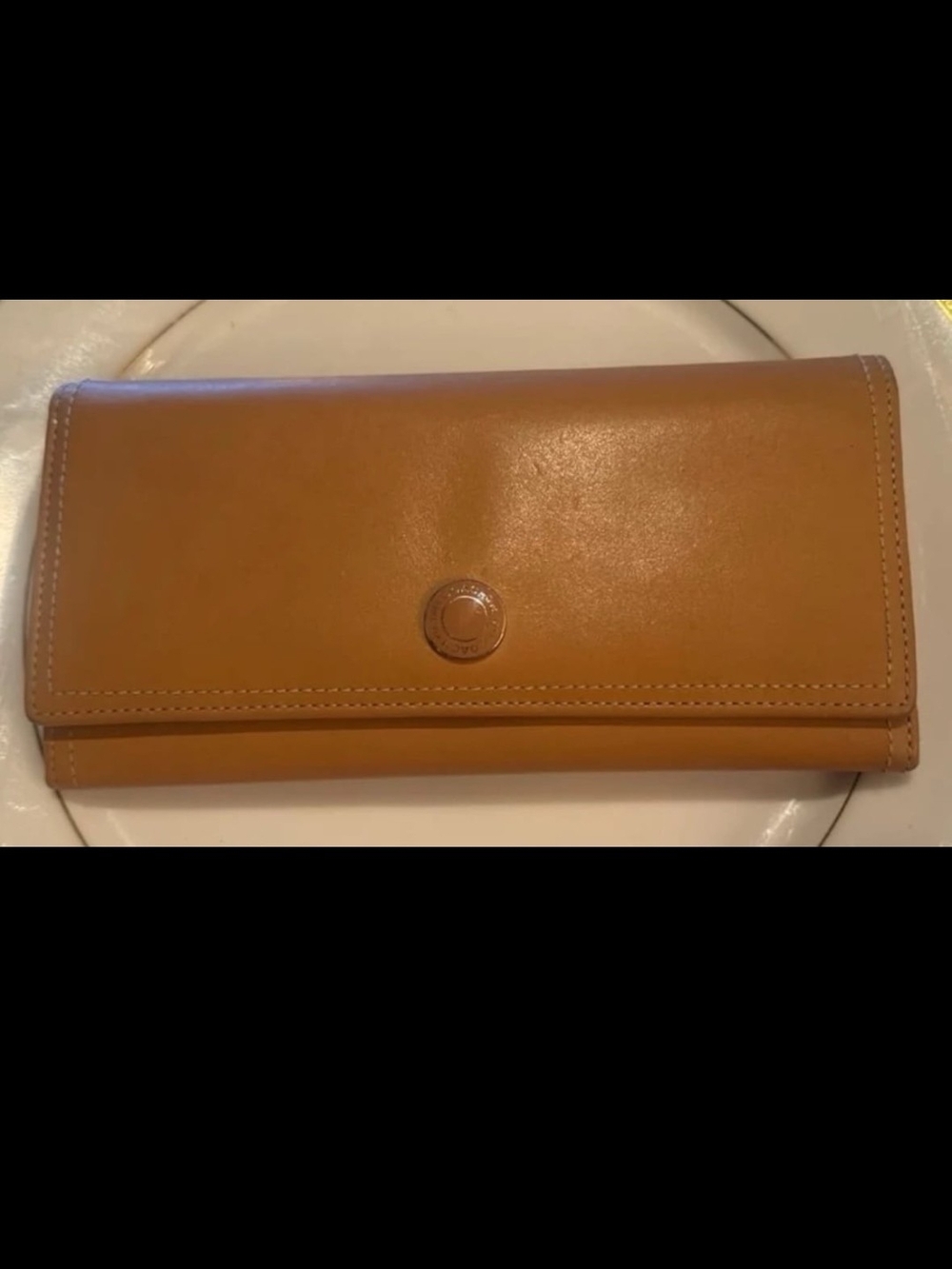 Coach Tan Leather Wallet